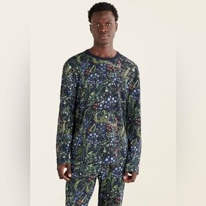 🎉 Roots Green and Blue Long Sleeve Tee